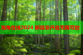 海角在线2024 新篇章开启无限可能